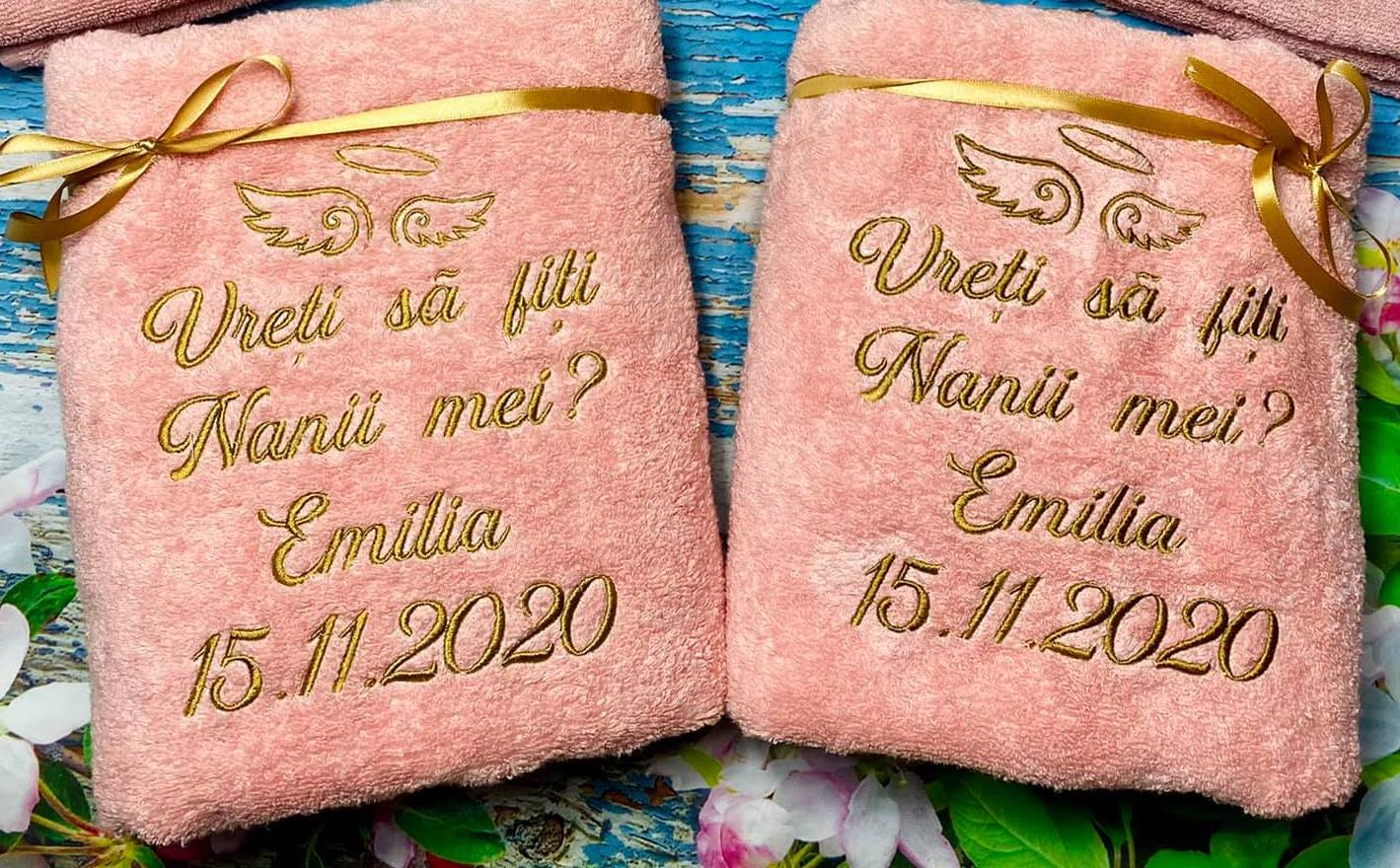 Prosoape de baie "Vreți să fiți nanii mei"