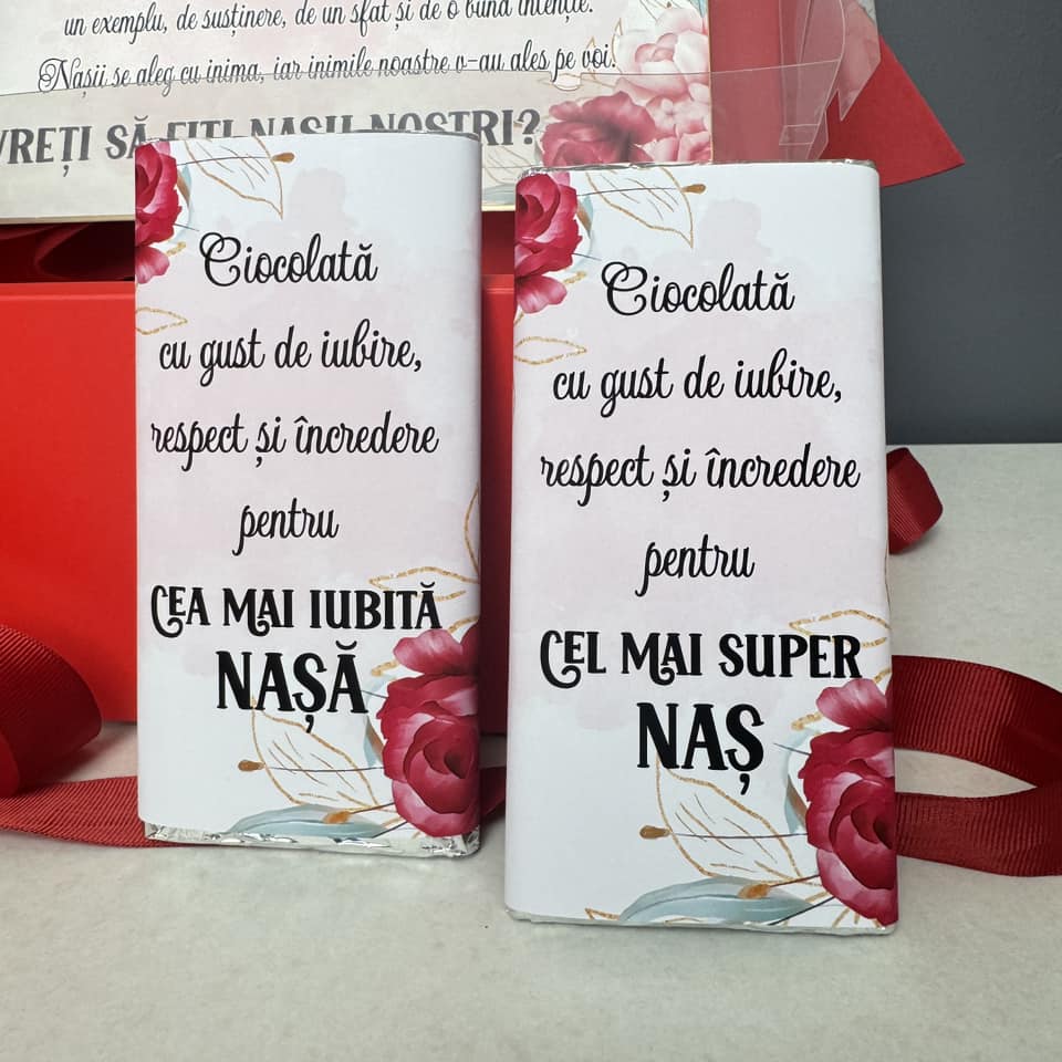 Cutie Moet "Vreți să fiți nașii noștri"