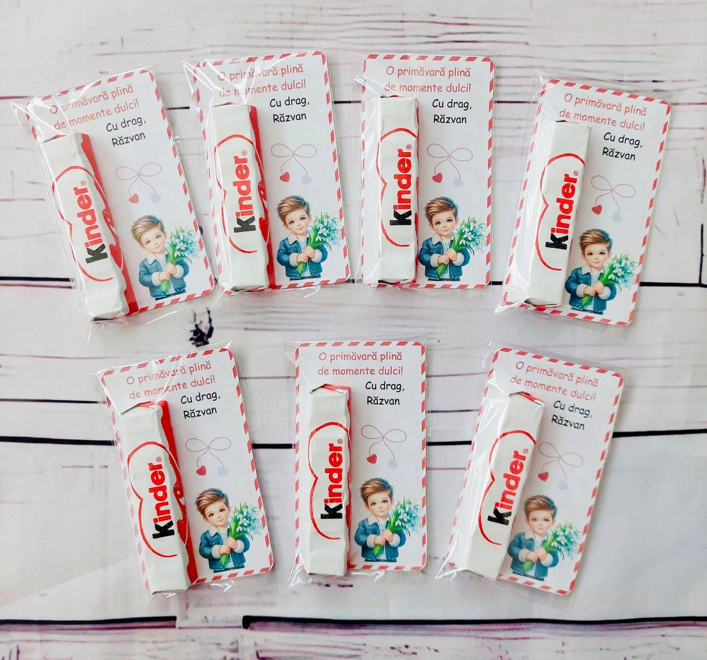 Ciocolățică Kinder sau Merci - Mărțișor