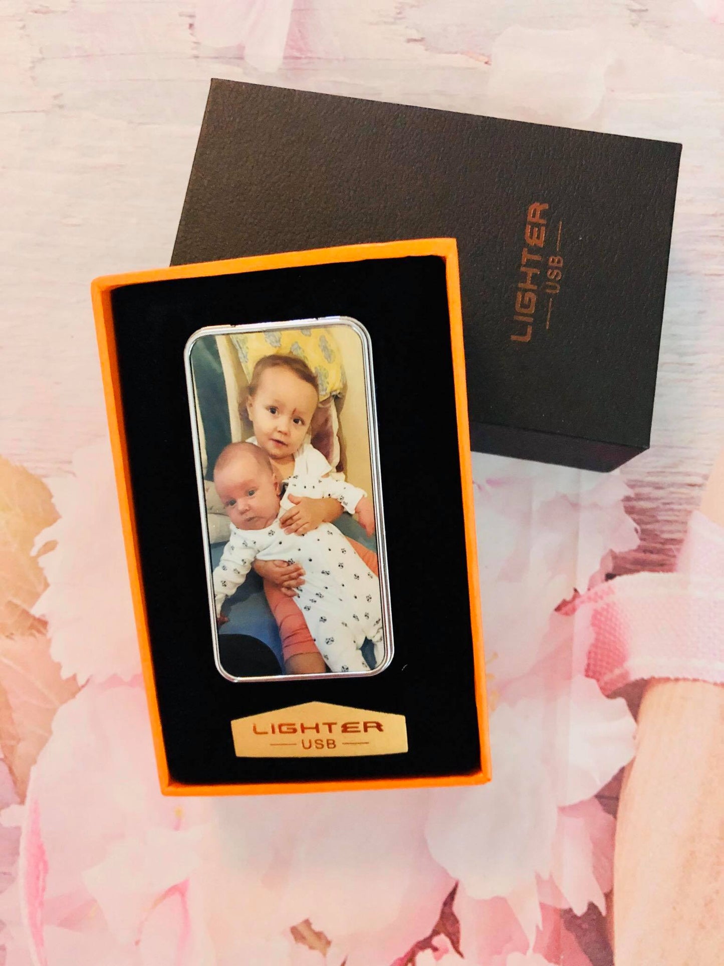 Bricheta USB cu 2 poze