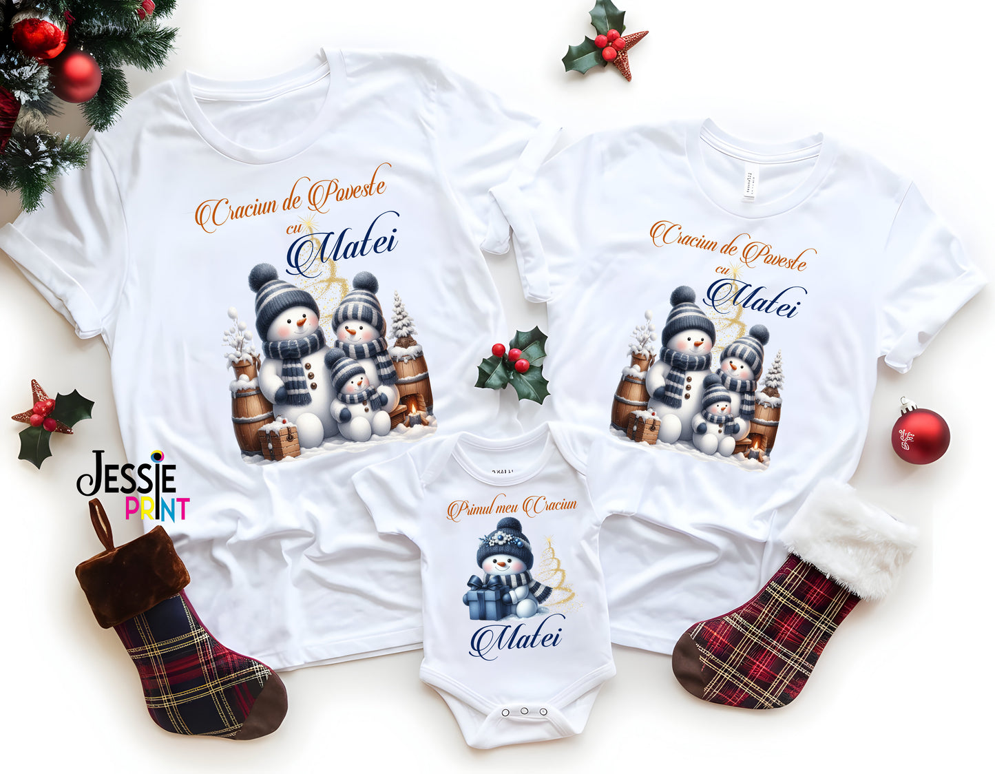 Set 3 tricouri - Oameni de Zăpadă 2