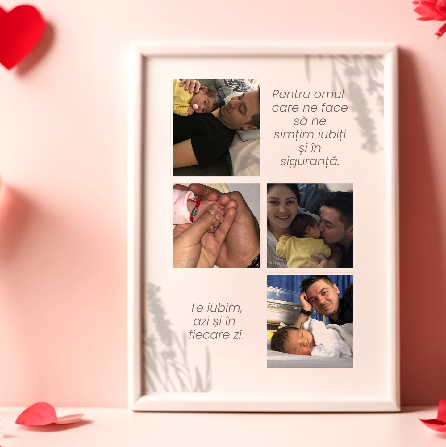 Ramă "Te iubim azi și în fiecare zi"