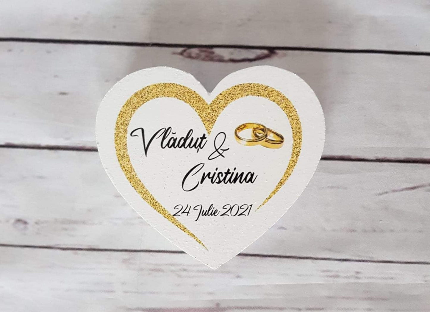 Cutie pentru verighete - Inima Aurie