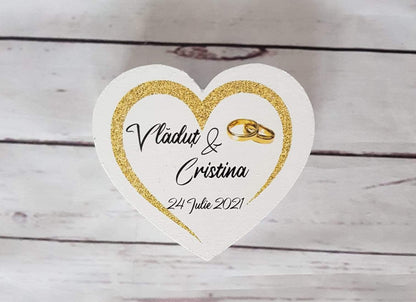 Cutie pentru verighete - Inima Aurie