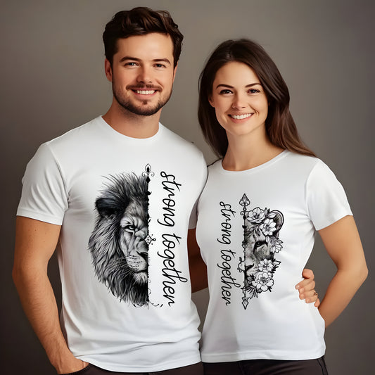 Tricouri cuplu "Strong Together"