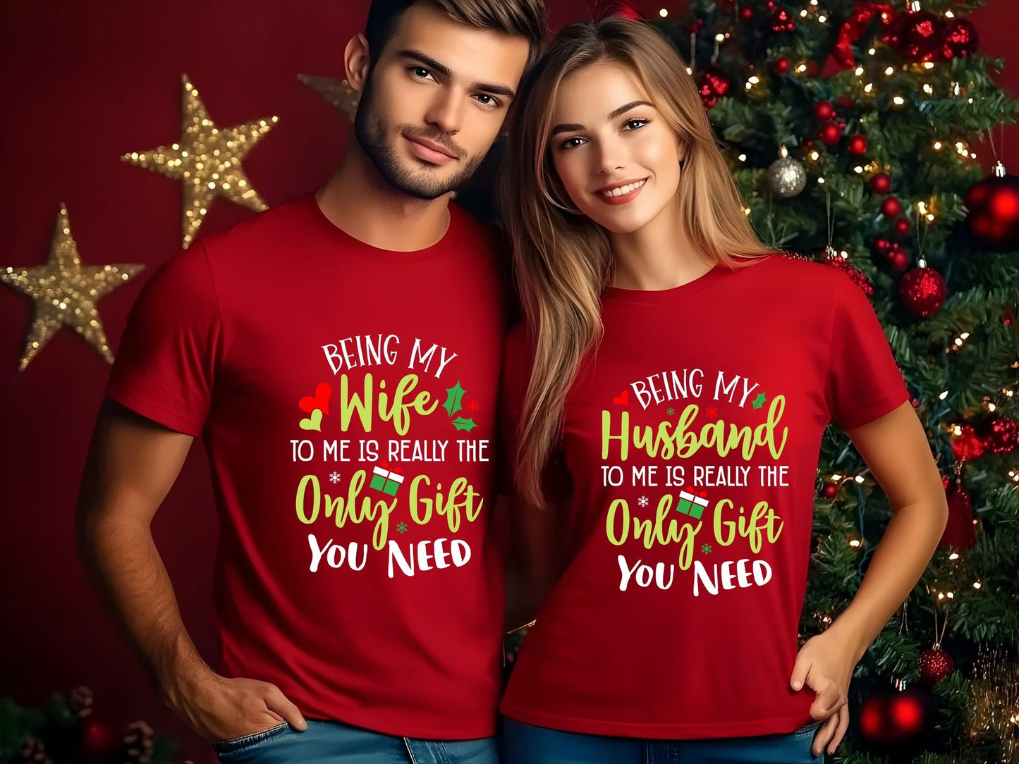 Set 2 tricouri Husband&Wife