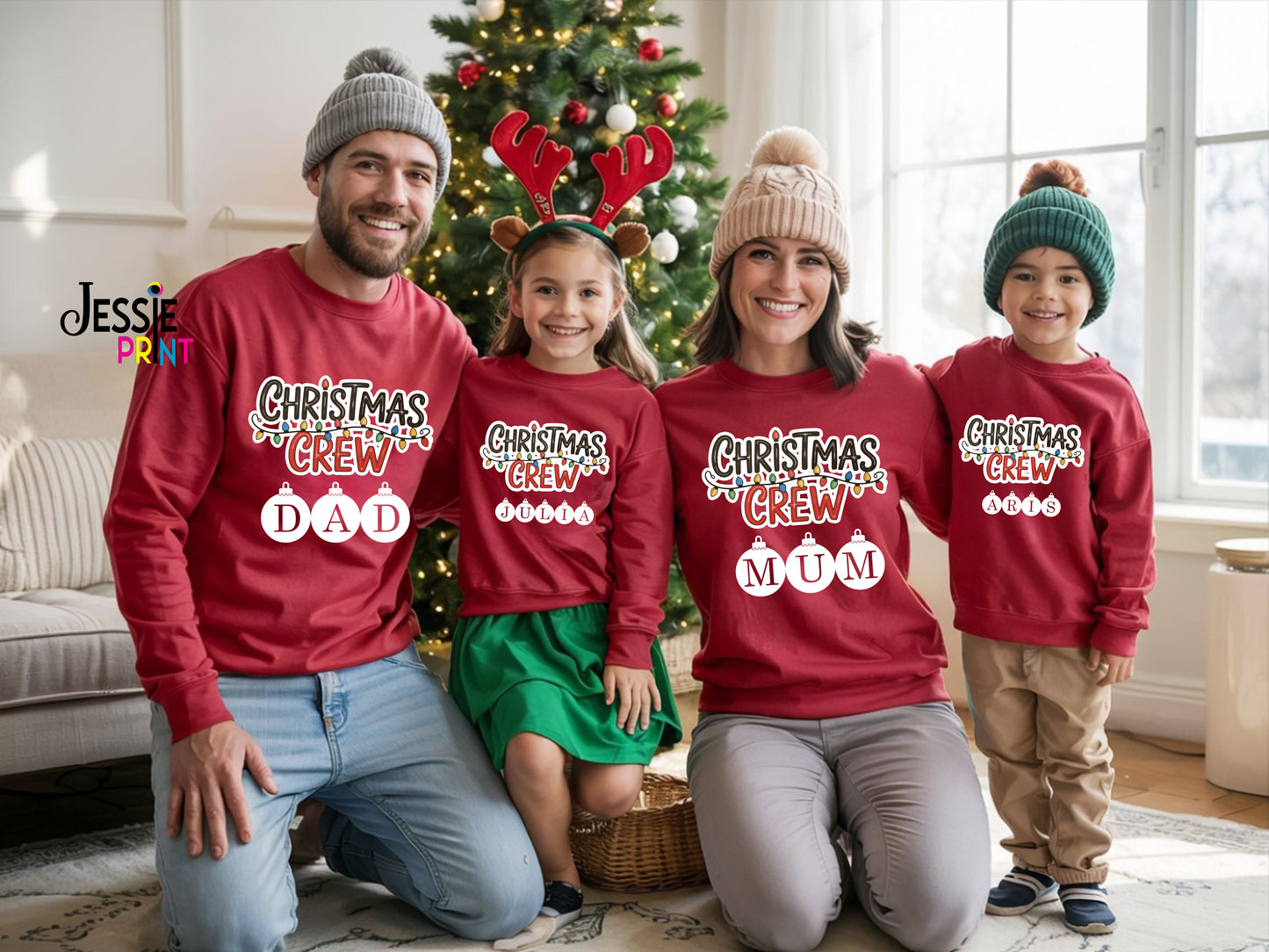 Set 4 bluze Christmas Crew