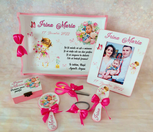 Set tăierea moțului "Fetiță flori Irina"