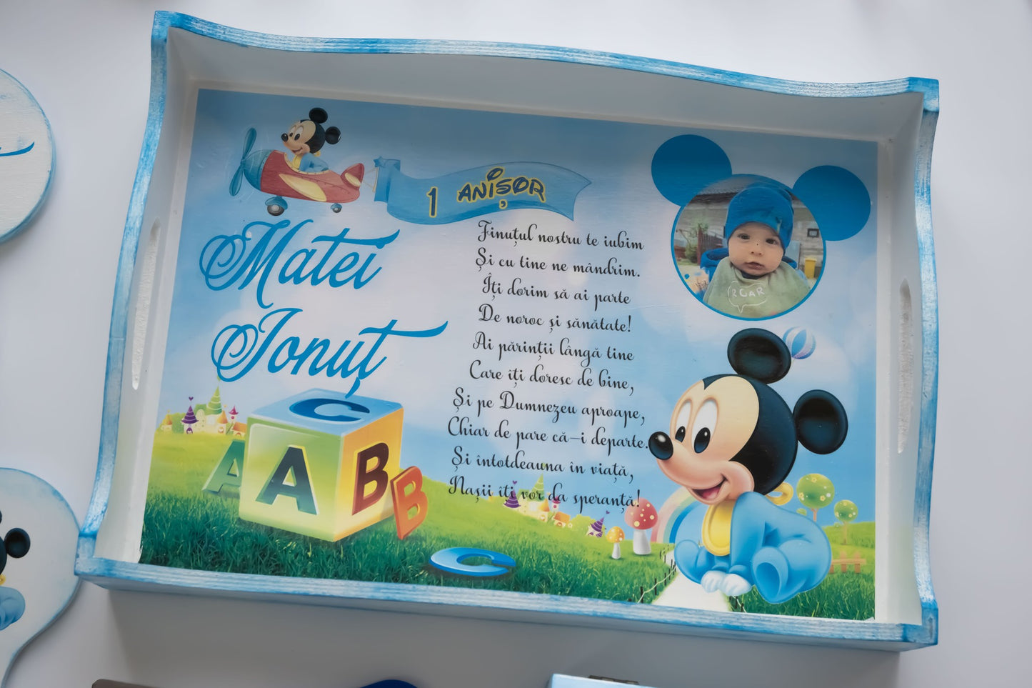 Set tăierea moțului "Baby Mickey Matei"