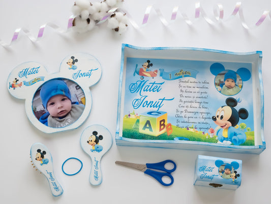 Set tăierea moțului "Baby Mickey Matei"