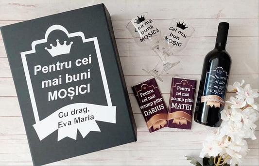 Cutie vin "Cei mai buni moșici"