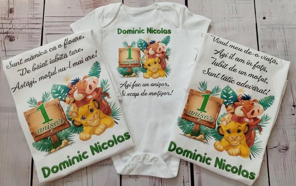 Set tăierea moțului "Timon&Pumba Dominic"