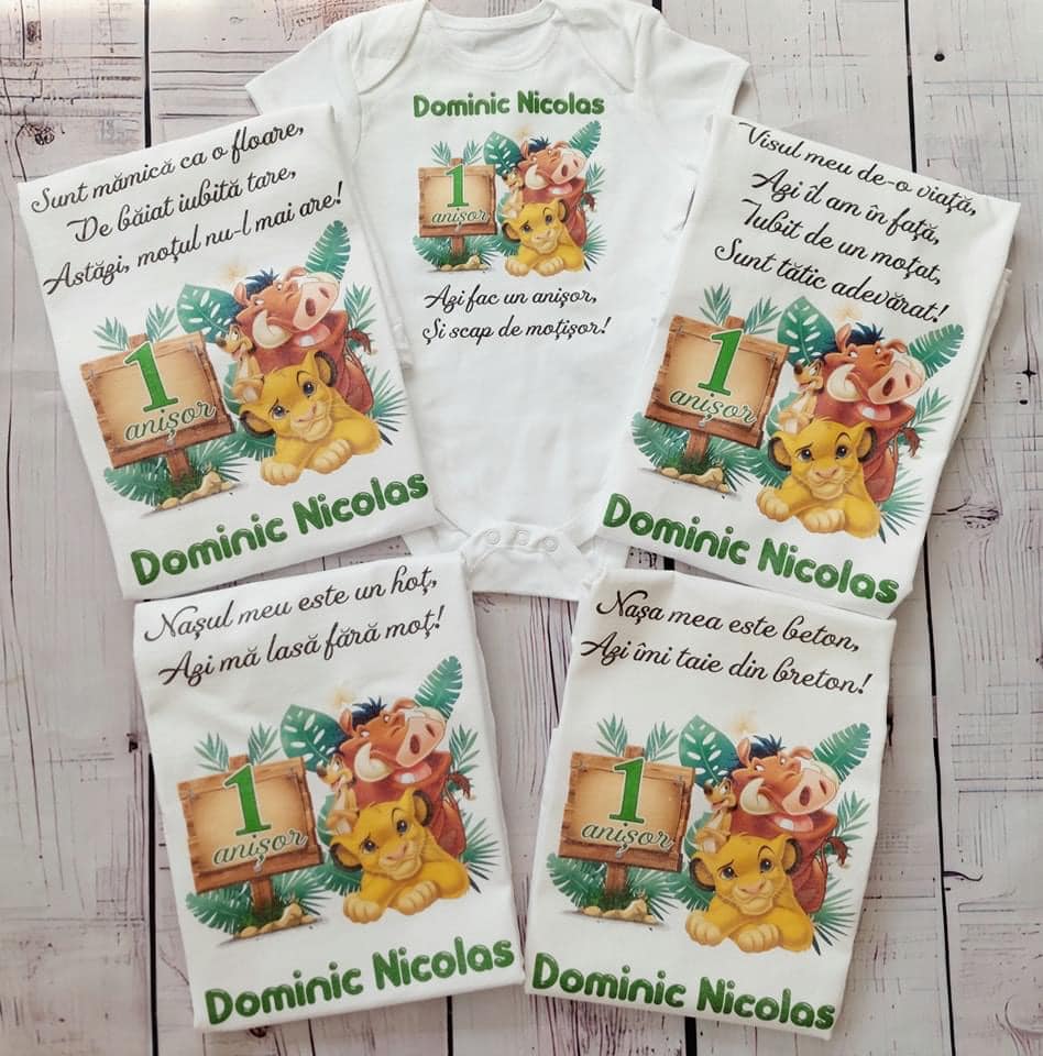 Set tăierea moțului "Timon&Pumba Dominic"