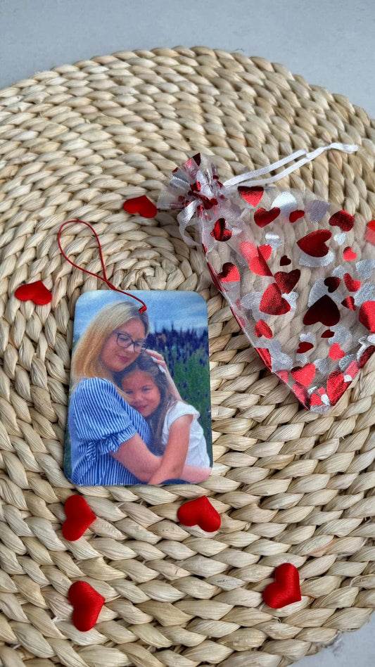 Odorizant auto personalizat – poză și mesaj