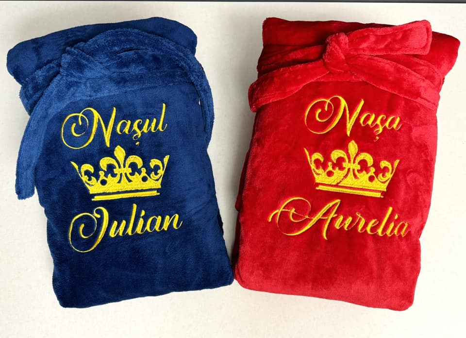 Halate de baie "Nașul și Nașa"
