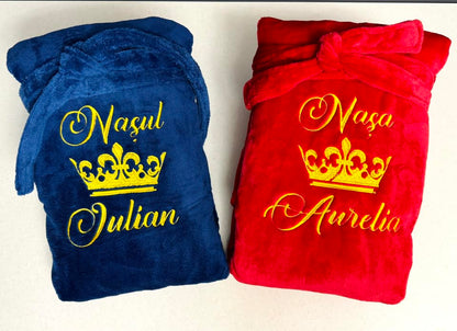 Halate de baie "Nașul și Nașa"