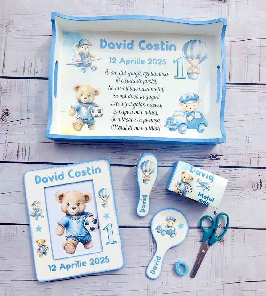 Set tăierea moțului "Ursuleț David"