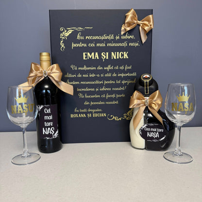 Cutie nași Vin & Sheidans