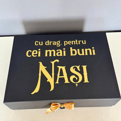 Cutie nași Vin & Sheidans cu poza