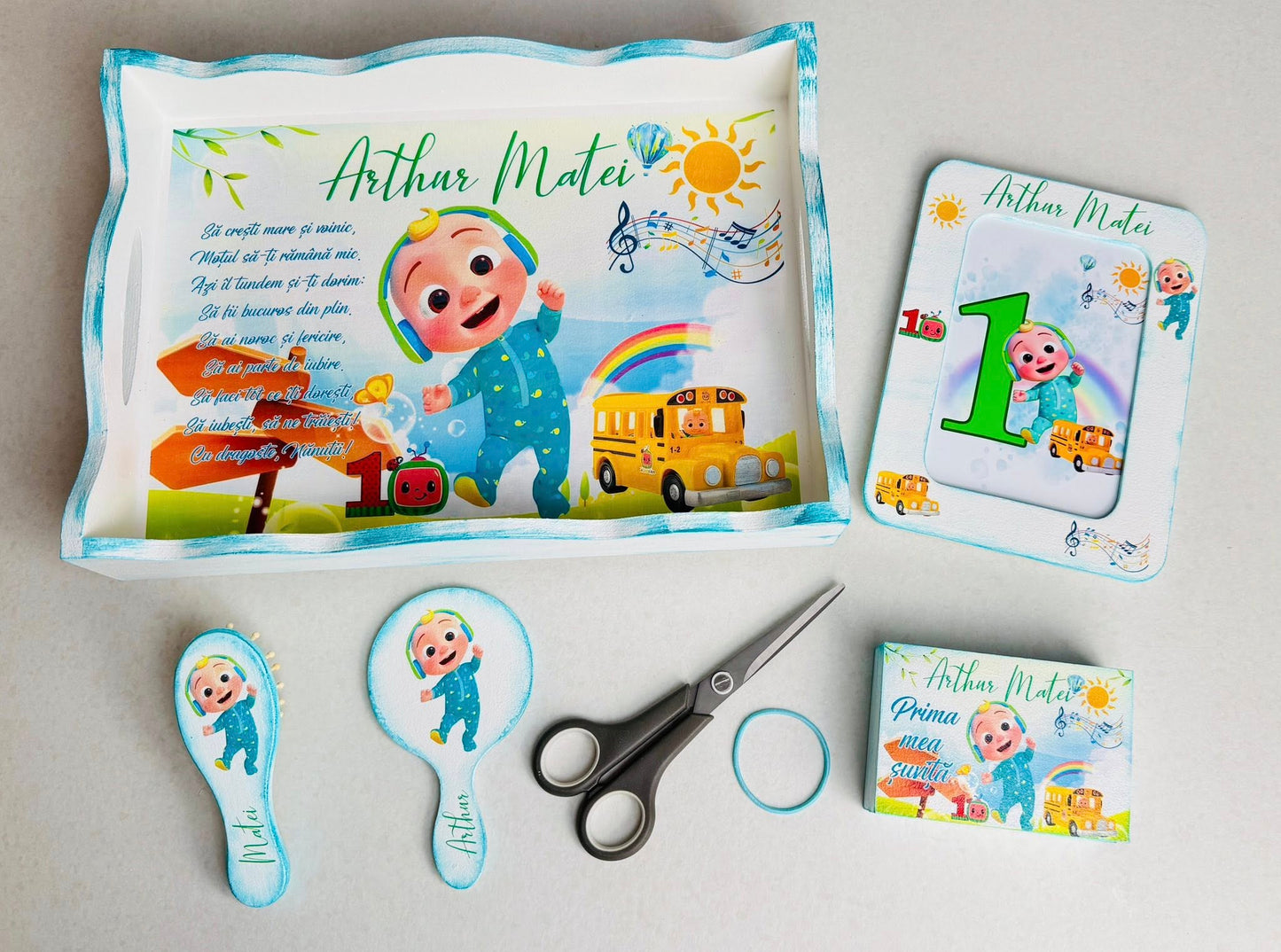 Set tăierea moțului "Cocomelon Arthur"