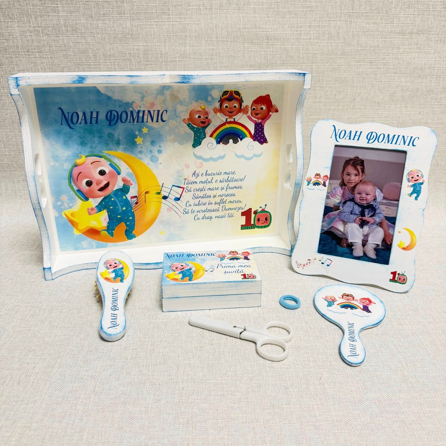 Set tăierea moțului "Cocomelon Noah"