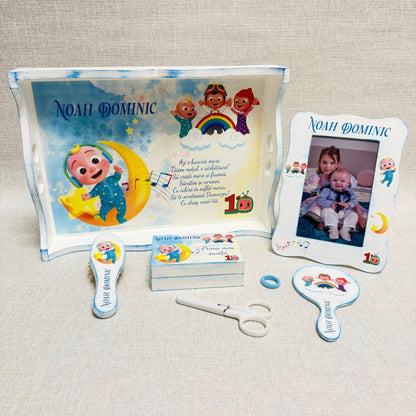 Set tăierea moțului "Cocomelon Noah"