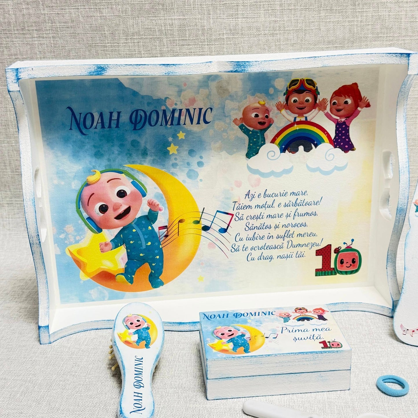 Set tăierea moțului "Cocomelon Noah"