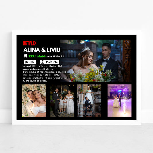 Ramă "Netflix Alina&Liviu"