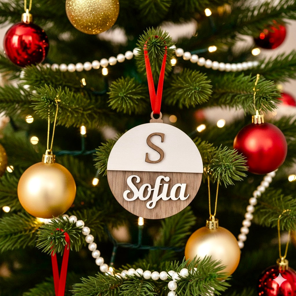 Inițială și Nume - Glob Personalizat