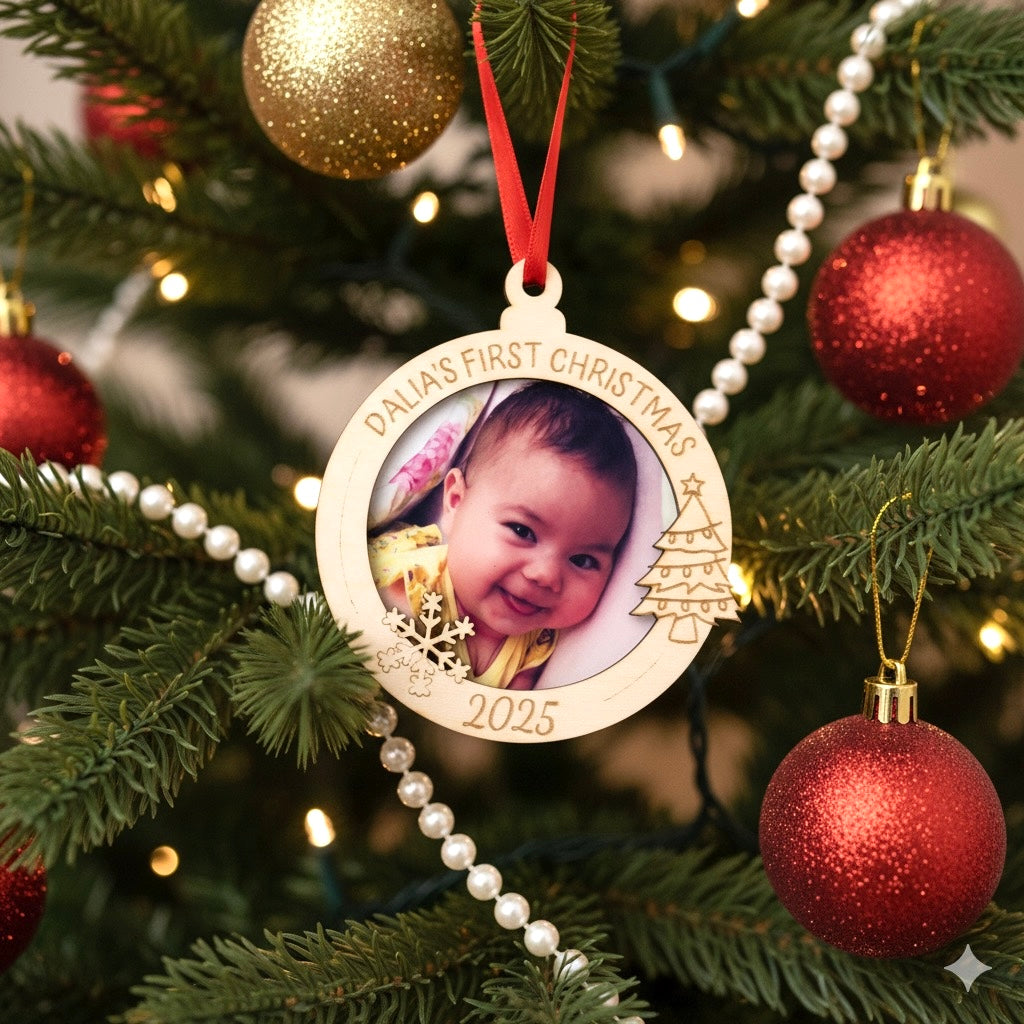 Poză și Text - Glob Personalizat