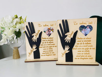 Ramă "Mâini" din Lemn