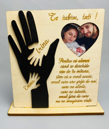 Ramă "Mâini" din Lemn