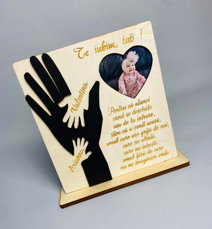 Ramă "Mâini" din Lemn