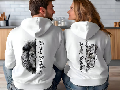 Set hanorace pentru cuplu – “Strong Together”