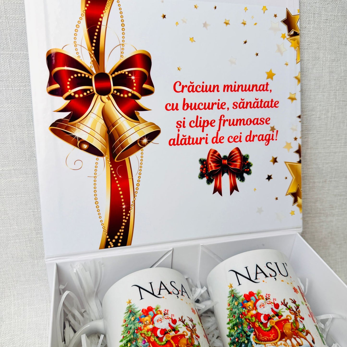 Cutie Cadou Crăciun – 3 căni