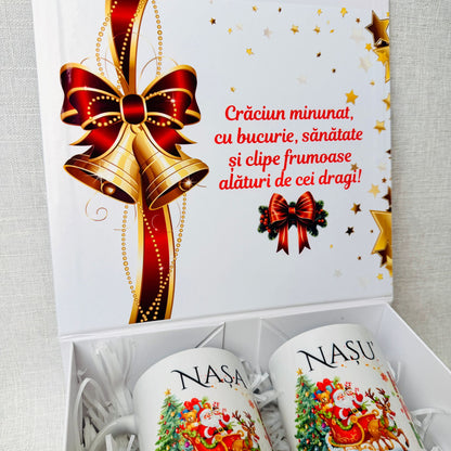 Cutie Cadou Crăciun – 3 căni