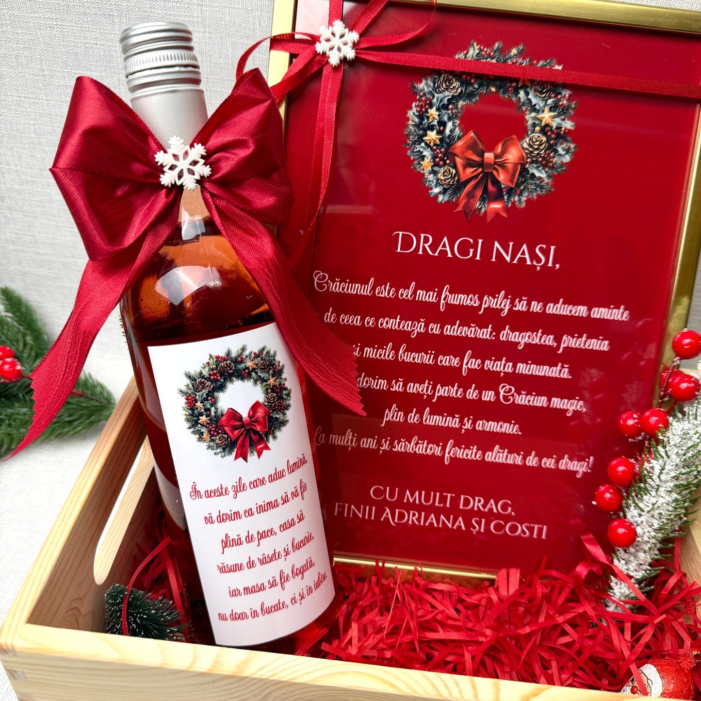 Coș - Cadou de Crăciun