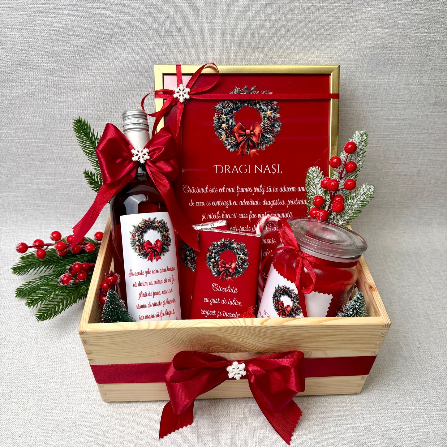 Coș - Cadou de Crăciun