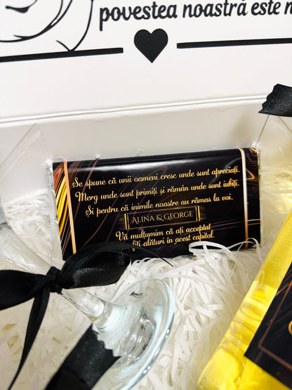 Cutie vin alb "Vreți să fiți nănuții mei"