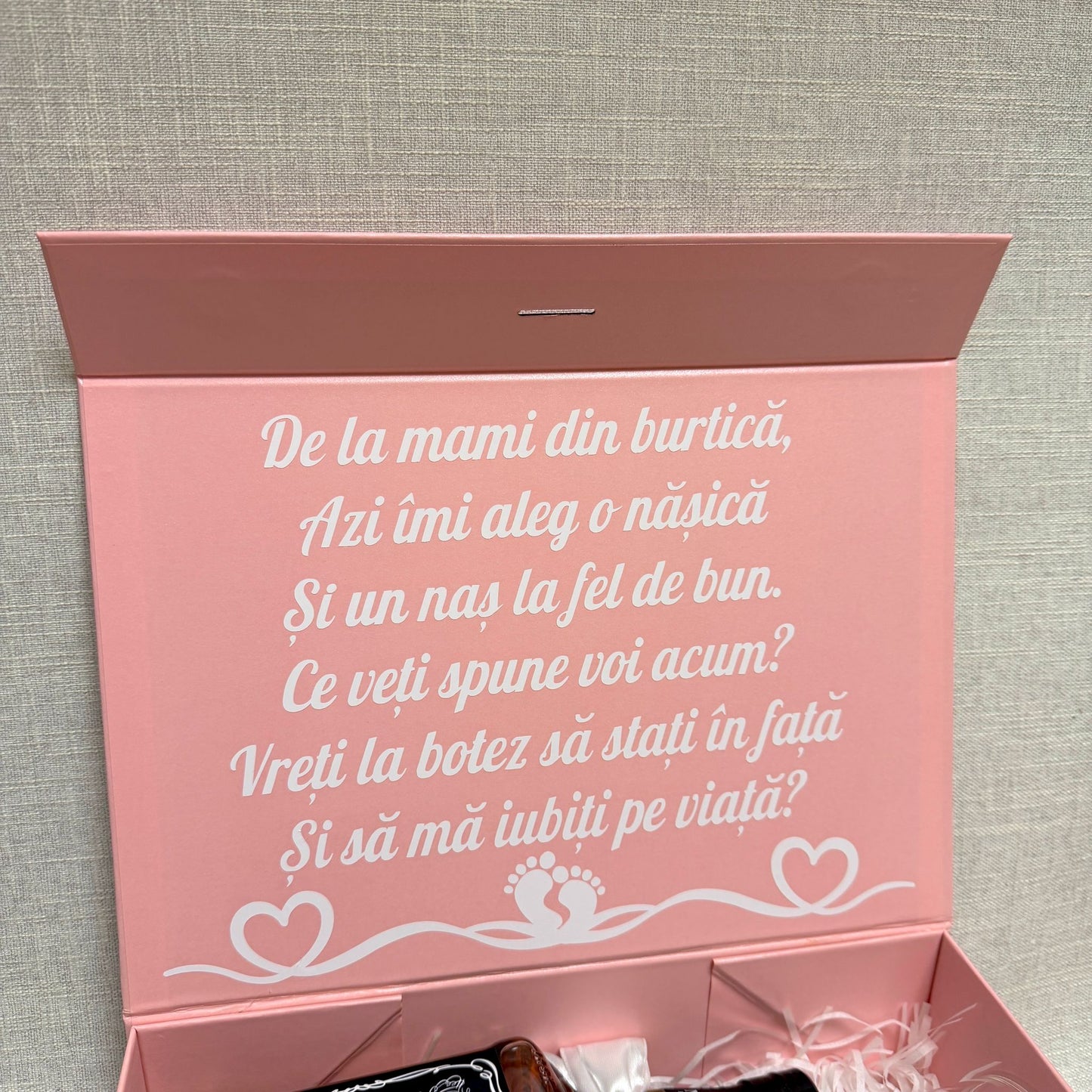Set roz Jack Daniels și Sheidans "Vreți să fiți nănuții mei"