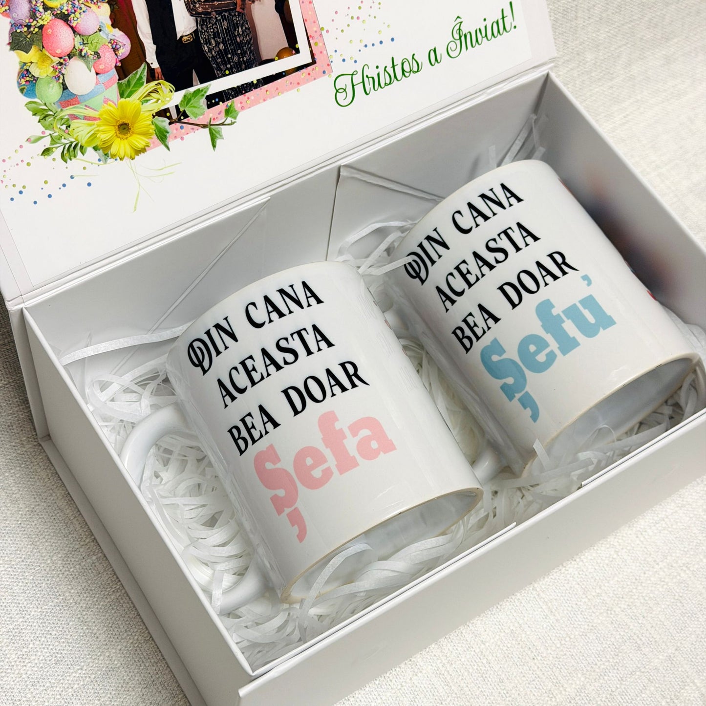 Set 2 căni - tematica Paște