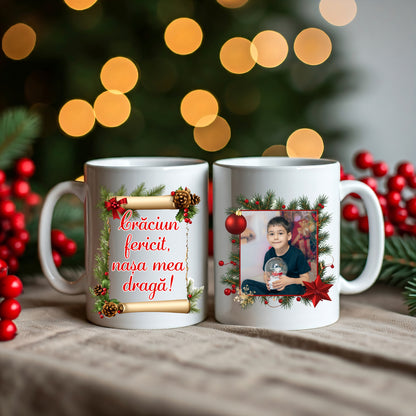 Set 2 Căni Nașa & Naș - Crăciun