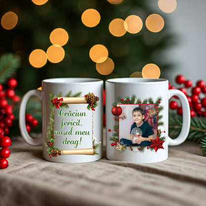 Set 2 Căni Nașa & Naș - Crăciun