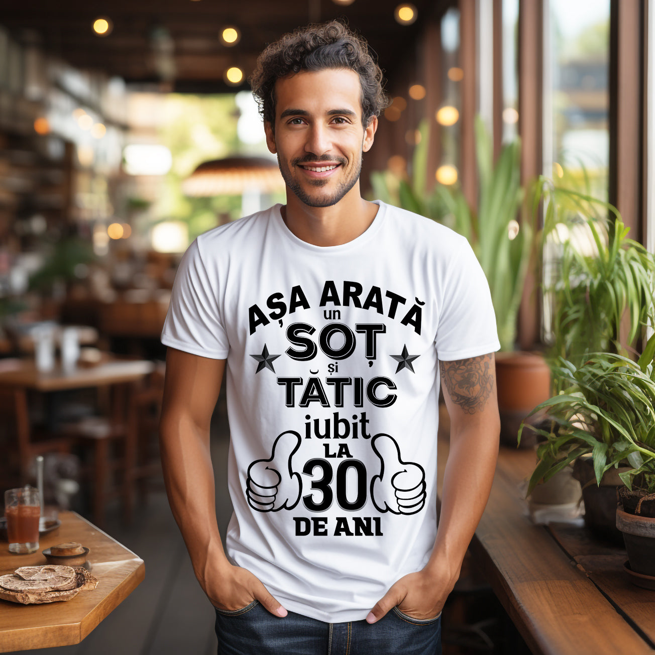 Tricou personalizat "Așa arată un soț și tătic iubit"
