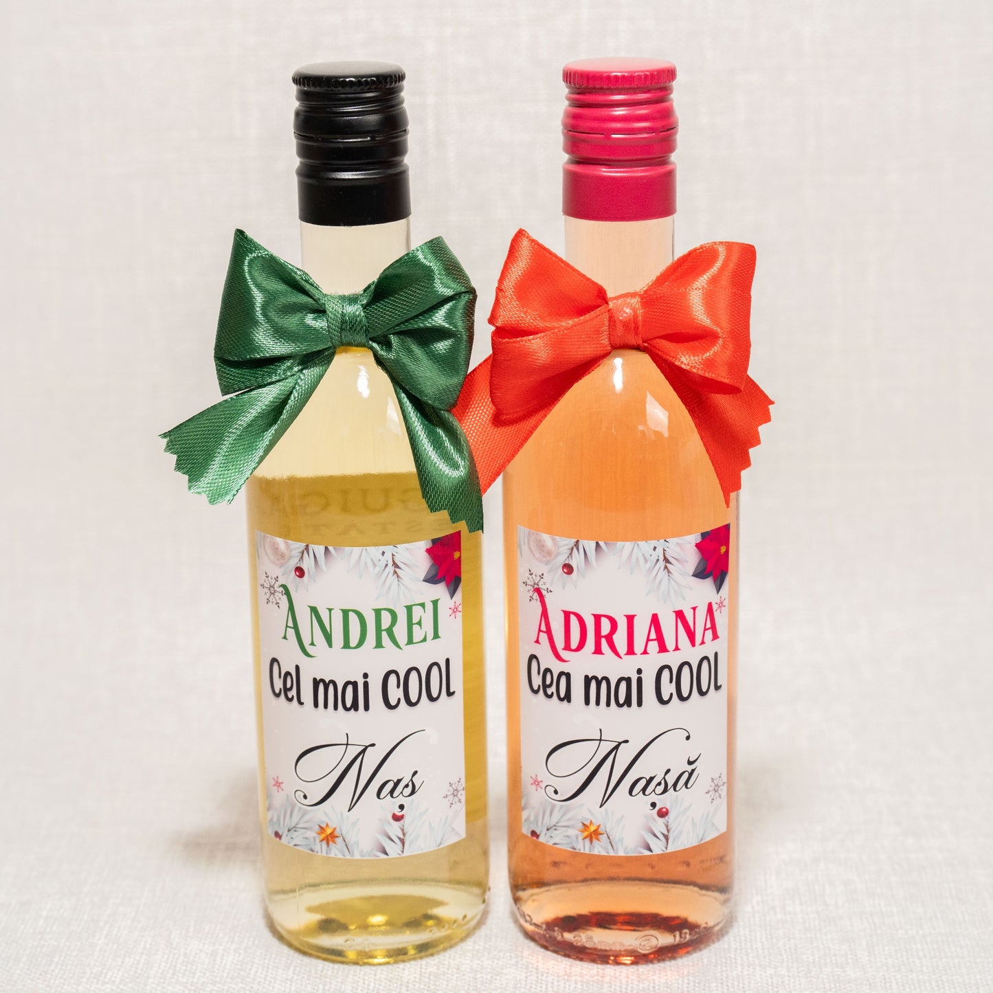 Set Cadou  – Vin și Globuri de Crăciun 