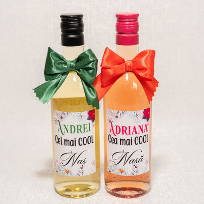 Set Cadou  – Vin și Globuri de Crăciun 