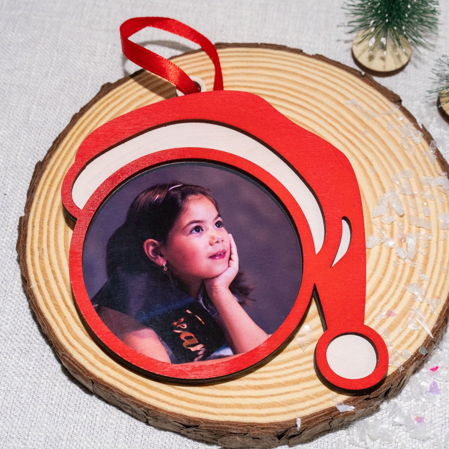 Set Cadou - Vin și Glob de Crăciun cu Poză