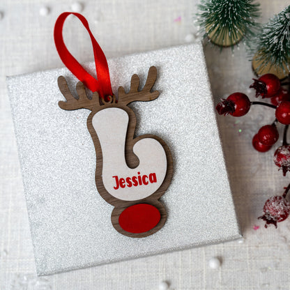 Literă Ren - Glob Personalizat cu inițială și nume