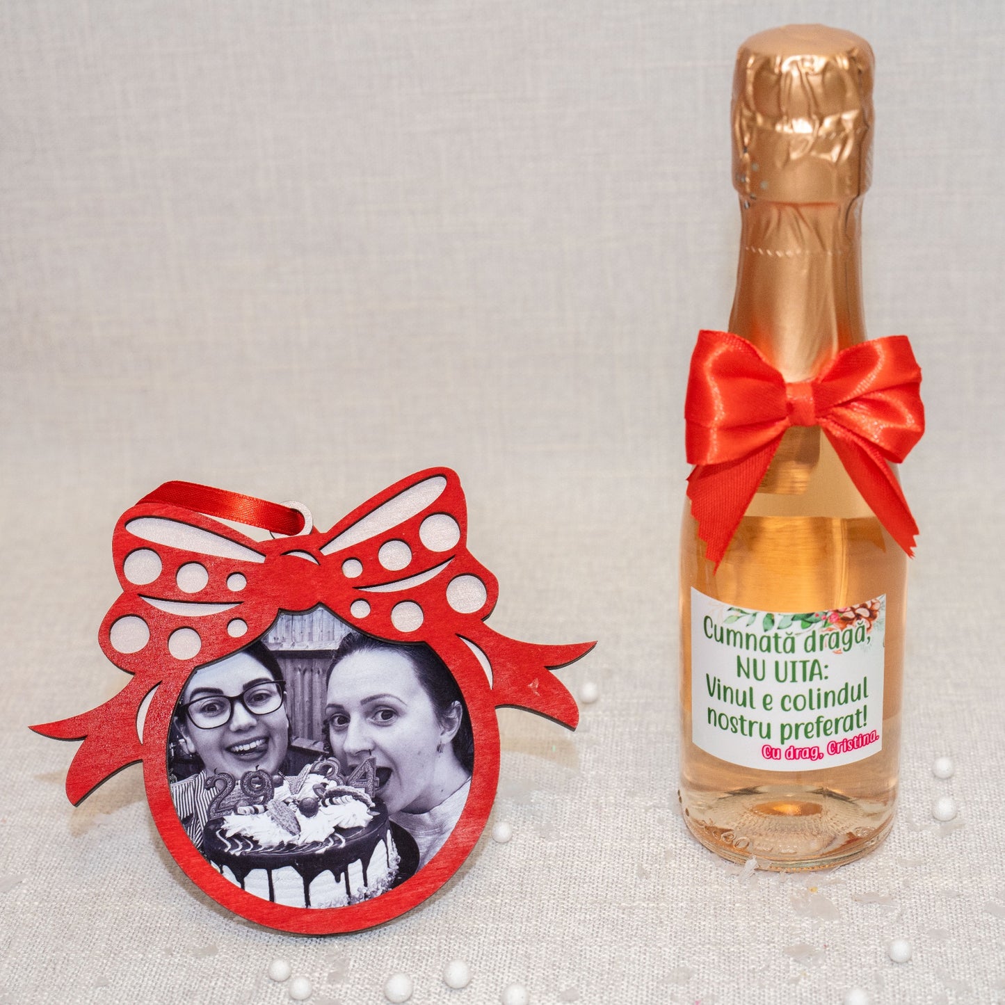 Set cadou Șampanie și Glob