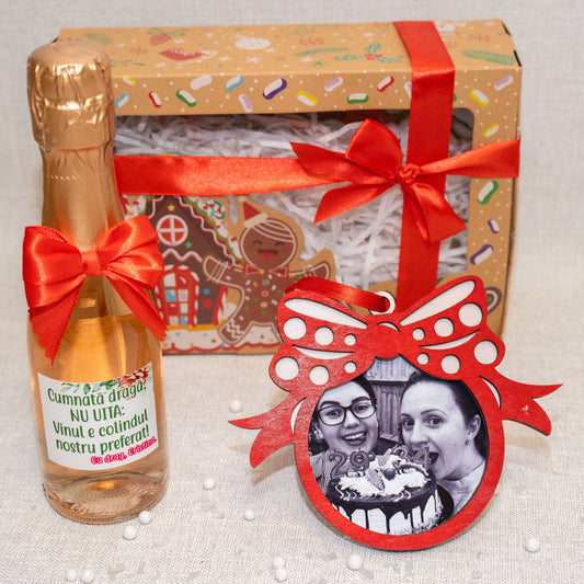 Set cadou Șampanie și Glob